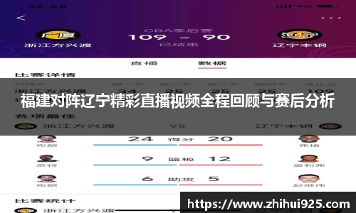 福建对阵辽宁精彩直播视频全程回顾与赛后分析